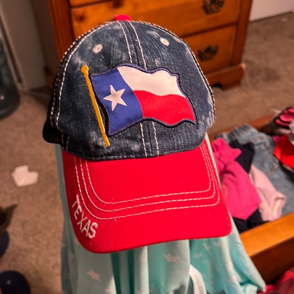 Texas flag hat